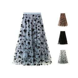 Fairy Mesh Maxi Skirt, Embellished Mesh Aline Maxi Skirt,Midi Skirt Thumbnail