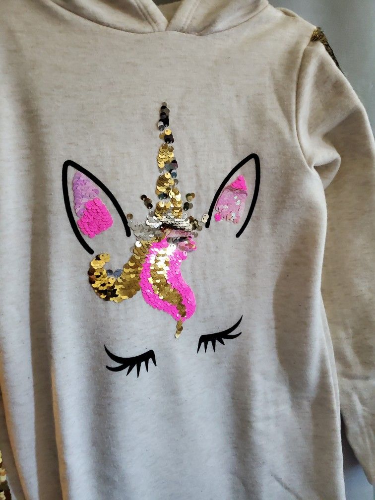 Unicorn Dress With Hoodie