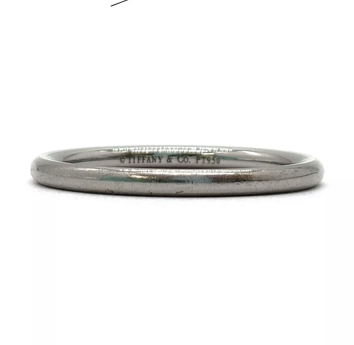 Platinum Tiffany Wedding Band Ring