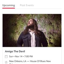 Amigo The Devil @ HOBNOLA 11.14.21 * 2 GA Tix Thumbnail