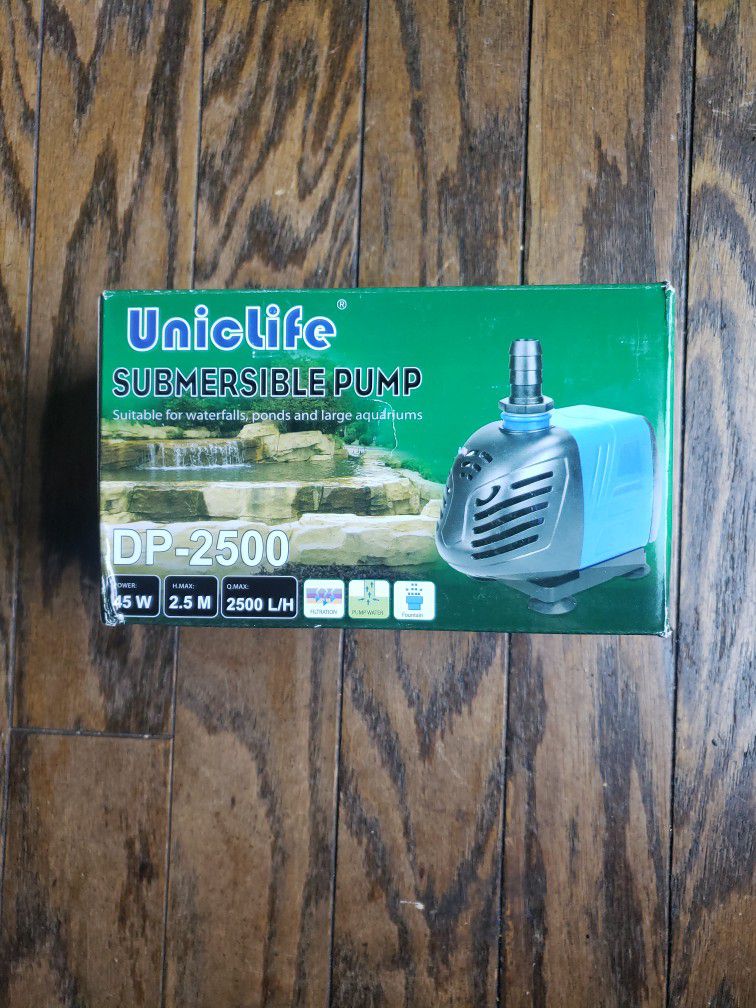 Uniclife (650) GPH Submersible/Inline Water Pump for Pond Pool Fountain Aquarium Fish Tank

