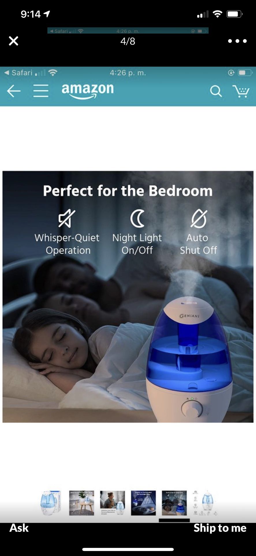 Humidificador/ Humidifier ultrasonic