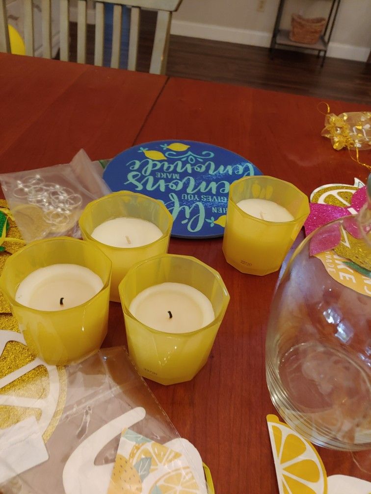 Lemon Bridal Shower Decor