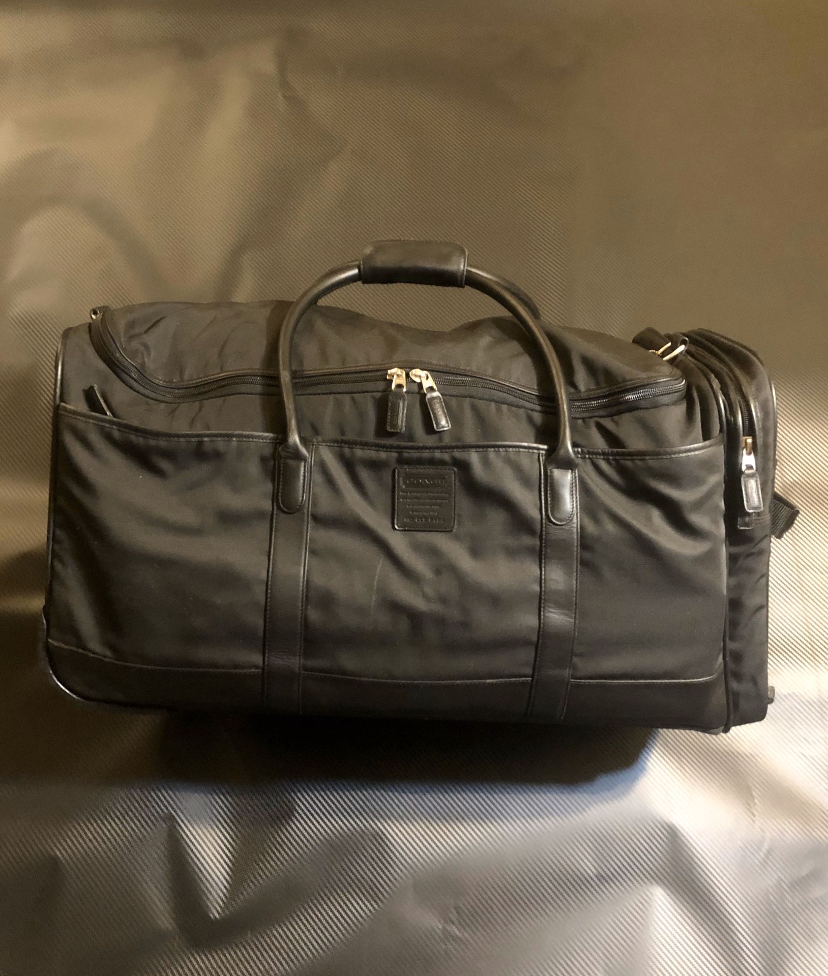 Greece Coach Rolling Duffle Bag