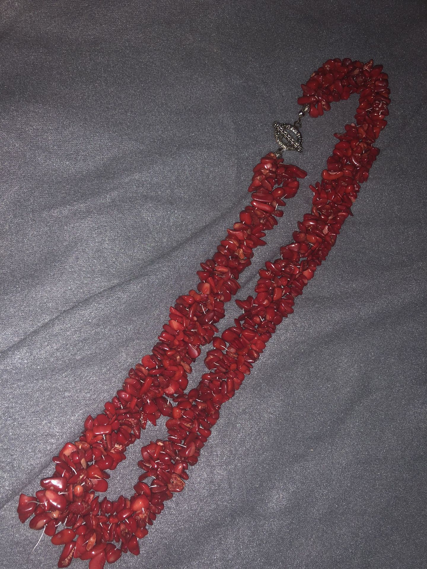 925 African Red Coral Necklace Custom Lot