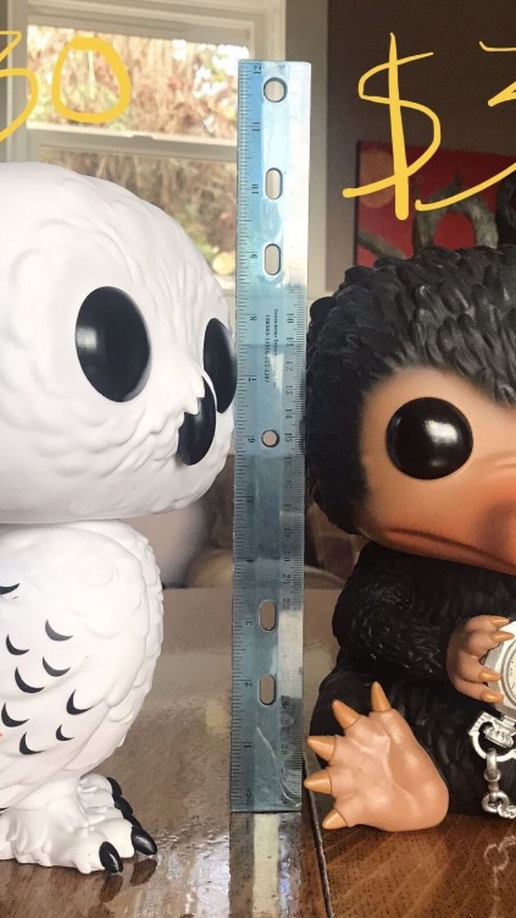 Funko Pop! Harry Potter Hedwig 10" #70  and Niffler 10” #22 Target Exclusive 