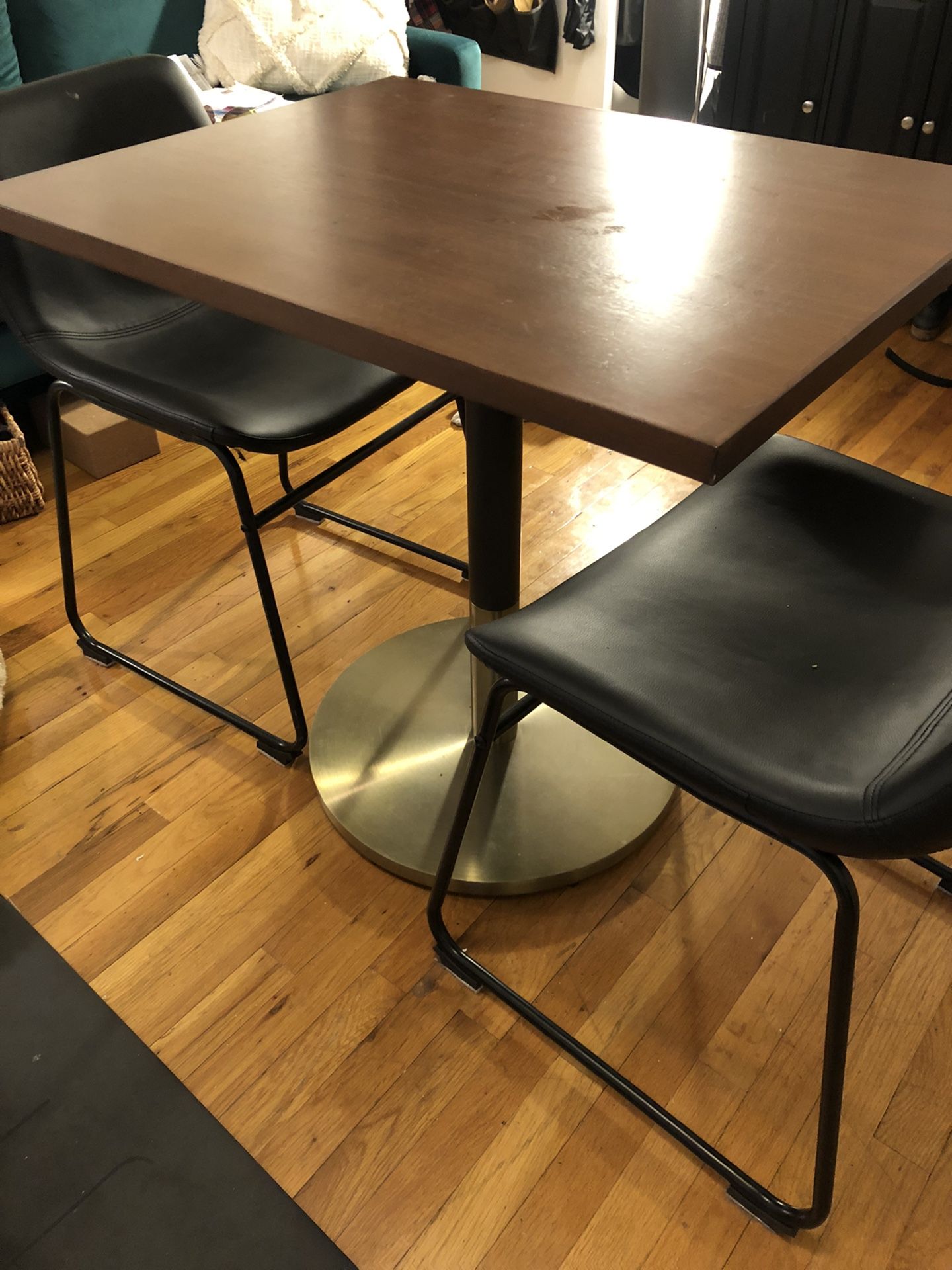 West Elm Bistro Table With 2 Chairs