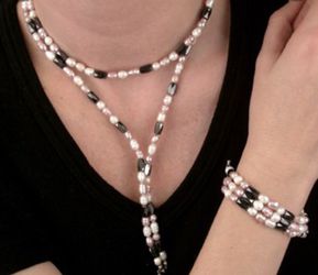* Magnetic Hematite Wrap Bracelets Necklaces, with Abacus Glass Beads and Tibetan Style Beads Thumbnail