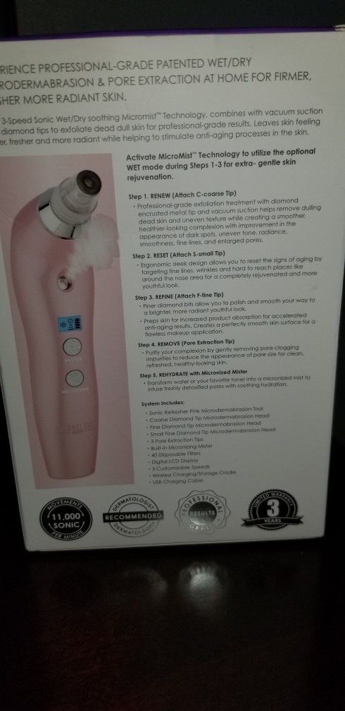 Microdermabrasion Facial Steamer
