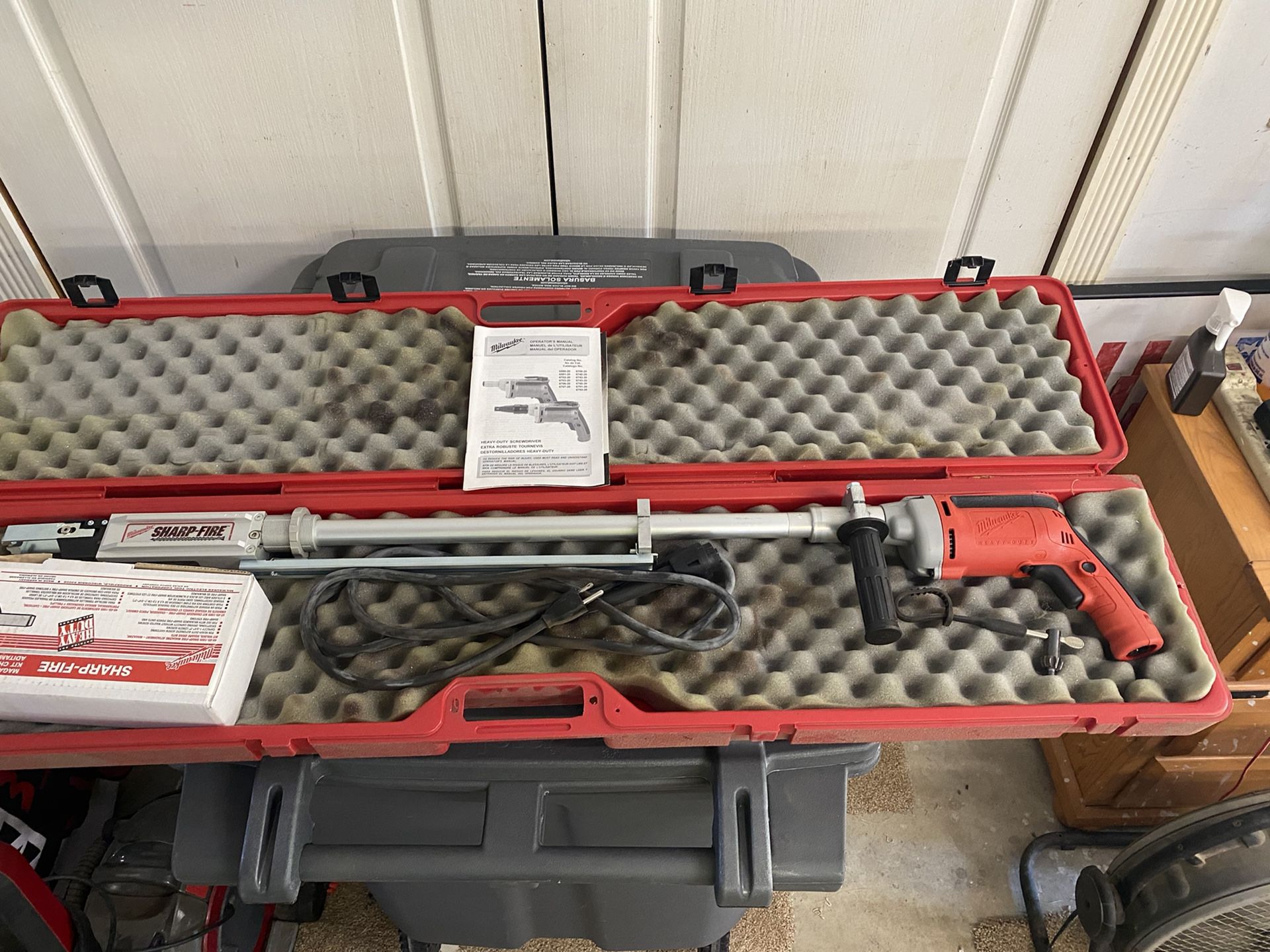 Milwaukee sharp fire, deck screw gun. Sold One, One Left . for Sale in