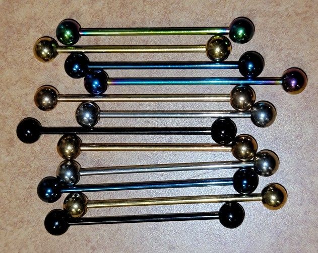 14 Gauge industrial ear Jewelry