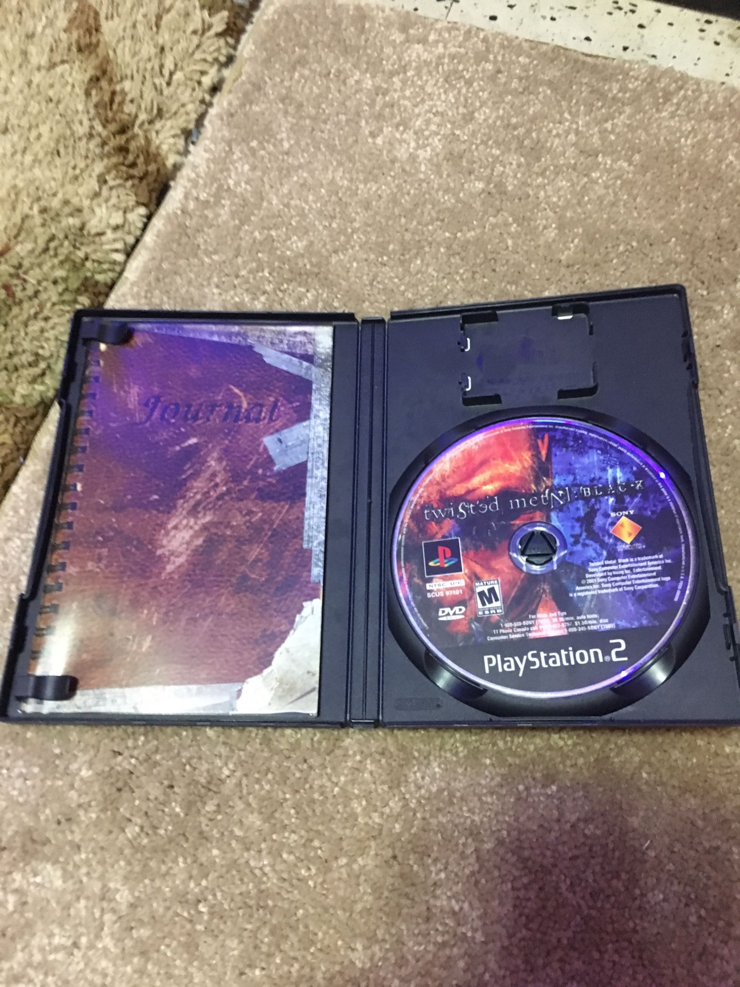 Ps2 twisted metal black