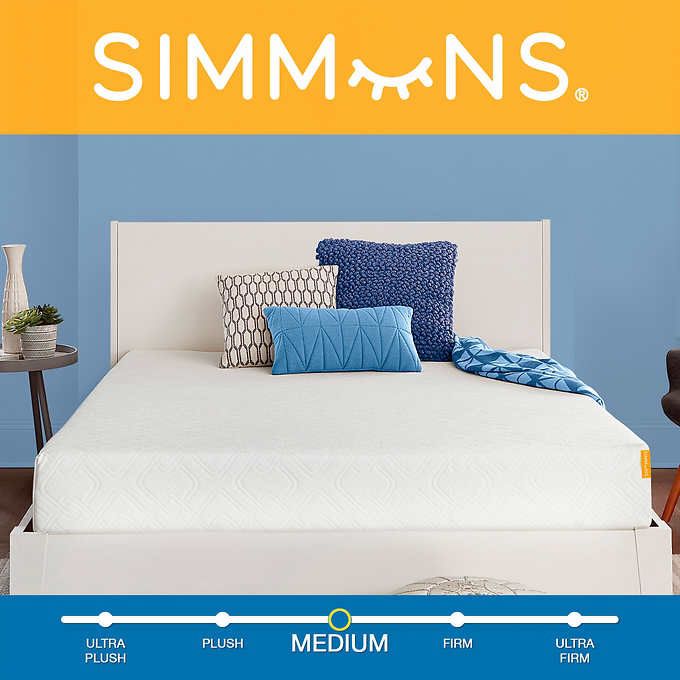 Twin Size Bed Frame And Memory Foam Mattress 