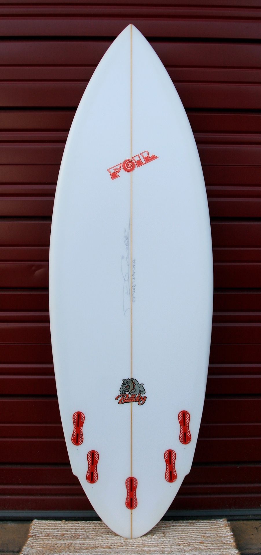 New 5’8” FOIL “The Bulldog” short board surfboard