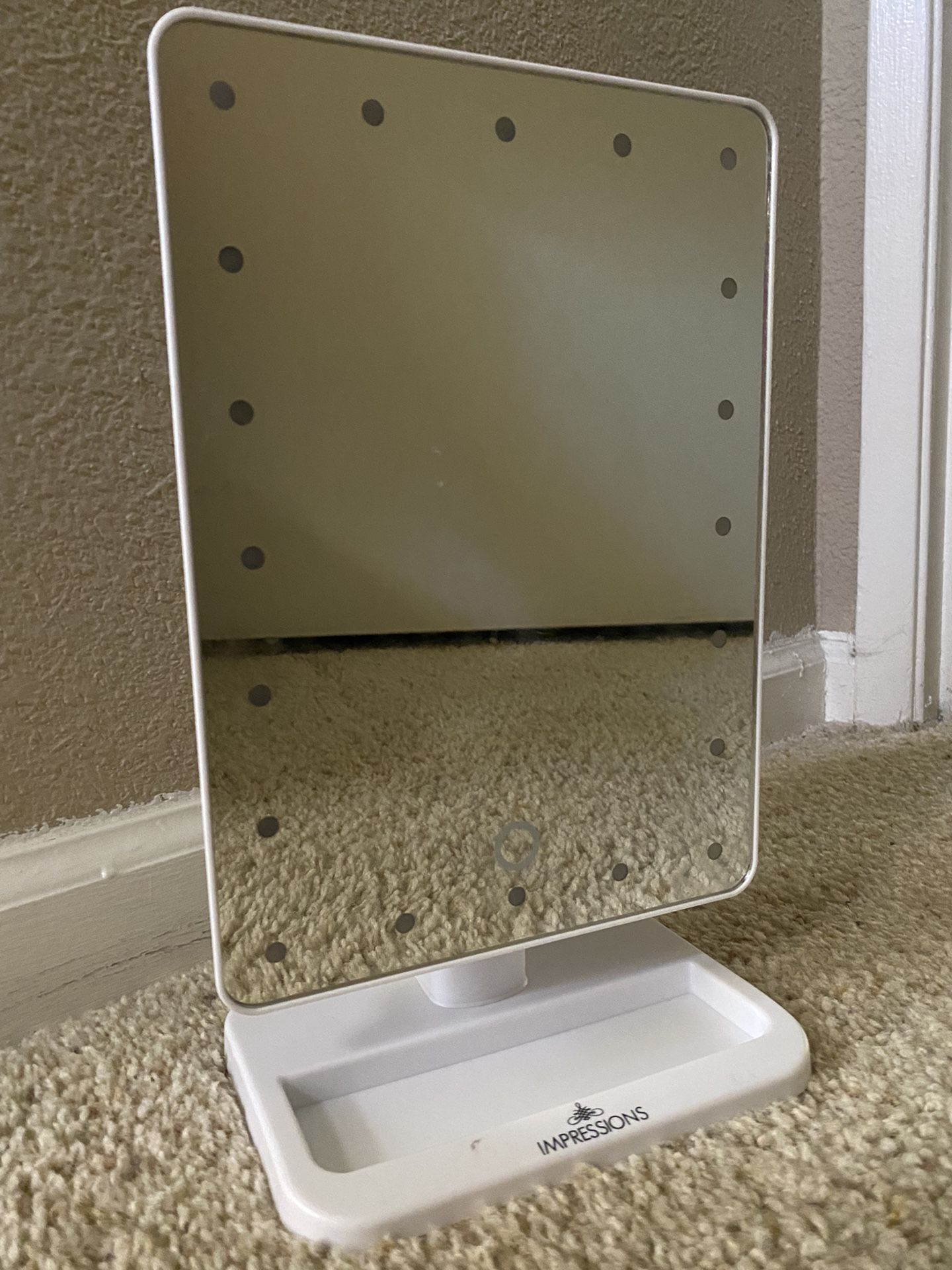 Impressions Vanity White Touch LED Lights Makeup Mirror
