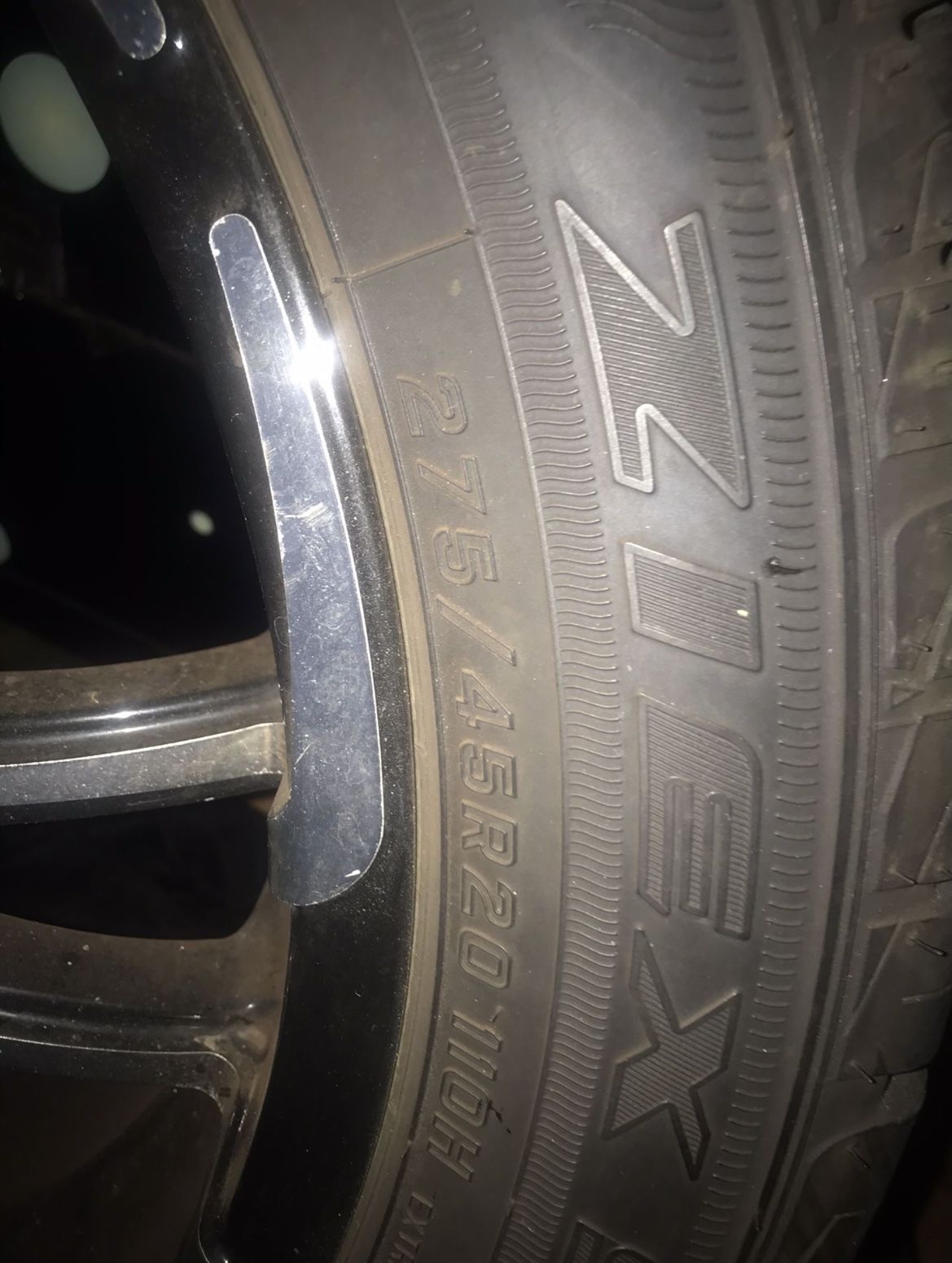 20” Forte twisted rims with tires!
