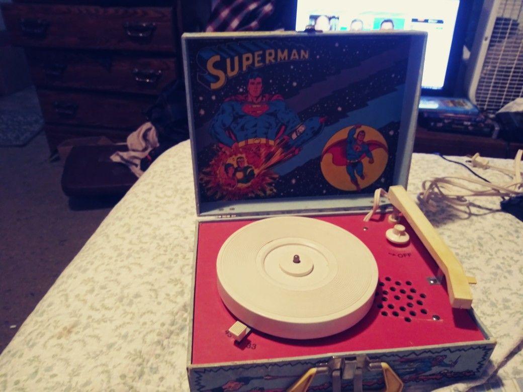Superman Record Player