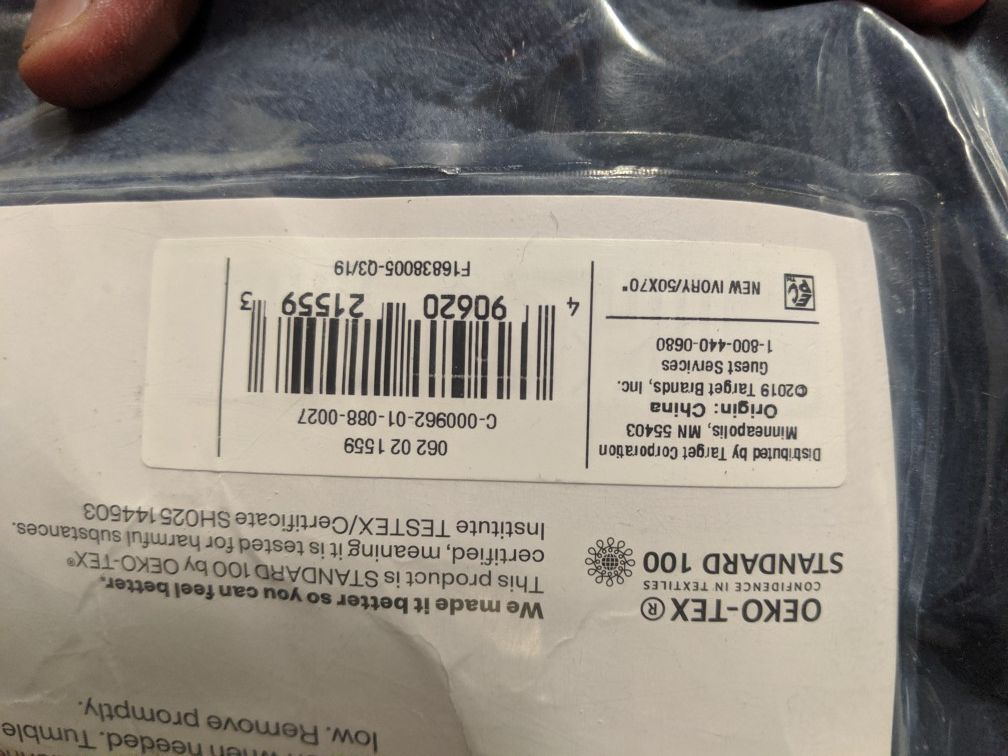 Weighted Blanket 12 pounds, new, Blue