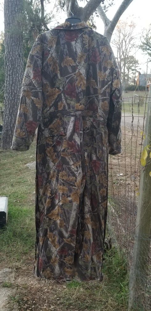 CAMO COVERALLS: (SIZE 2XL) MASTER SPORTSMEN