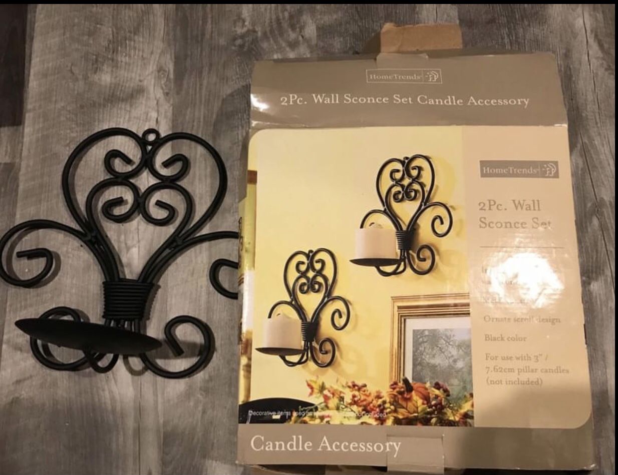Wall Sconce Candle Holder: Decorative