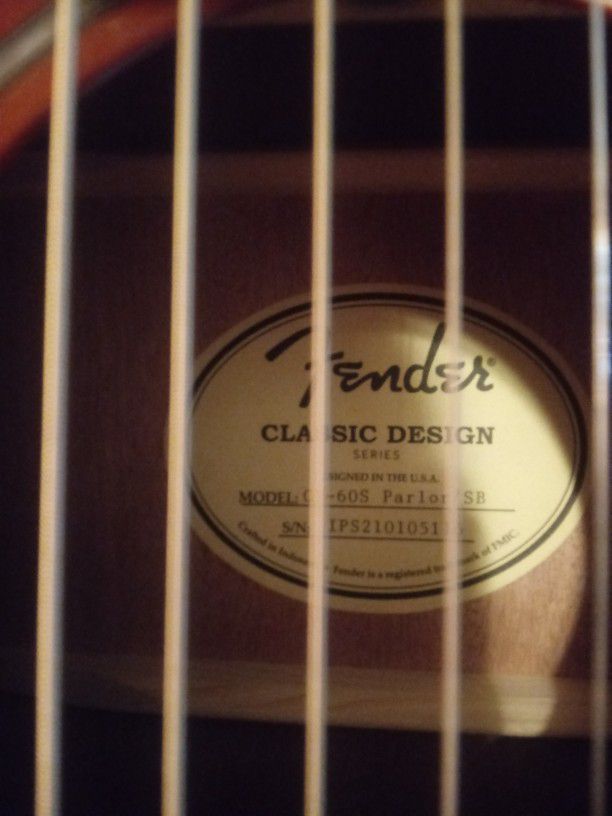 Fender CP-60s Acoustic Parlor Guitar