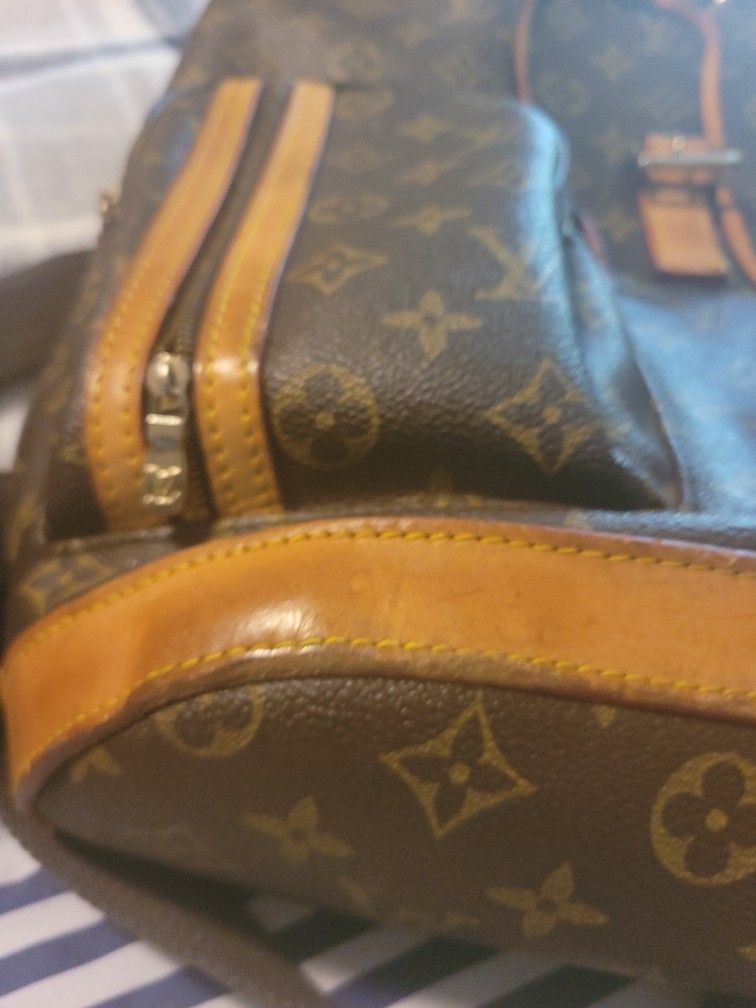 Louis Vuitton Bosphore Backpack Canvas Leather