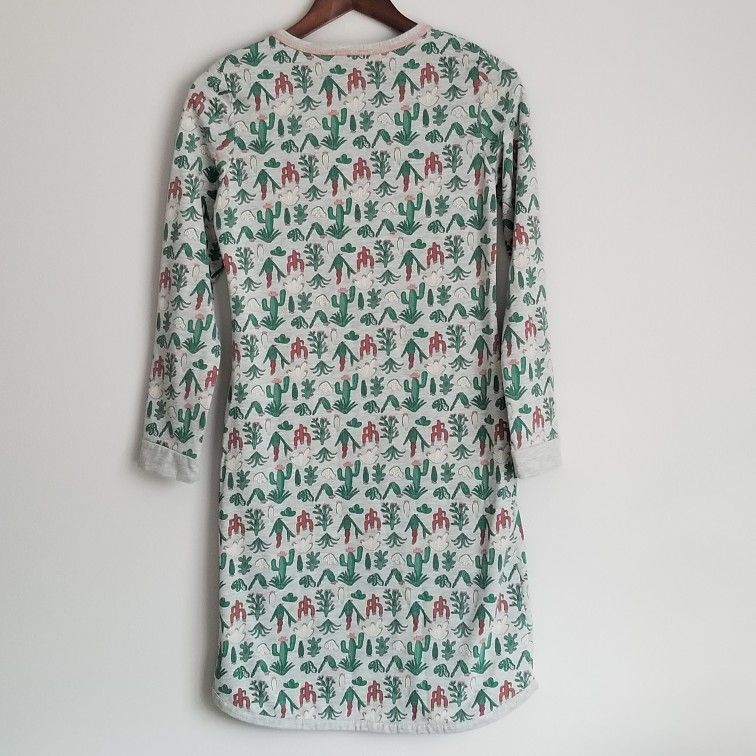 Cactus Print Nightgown Women's Small