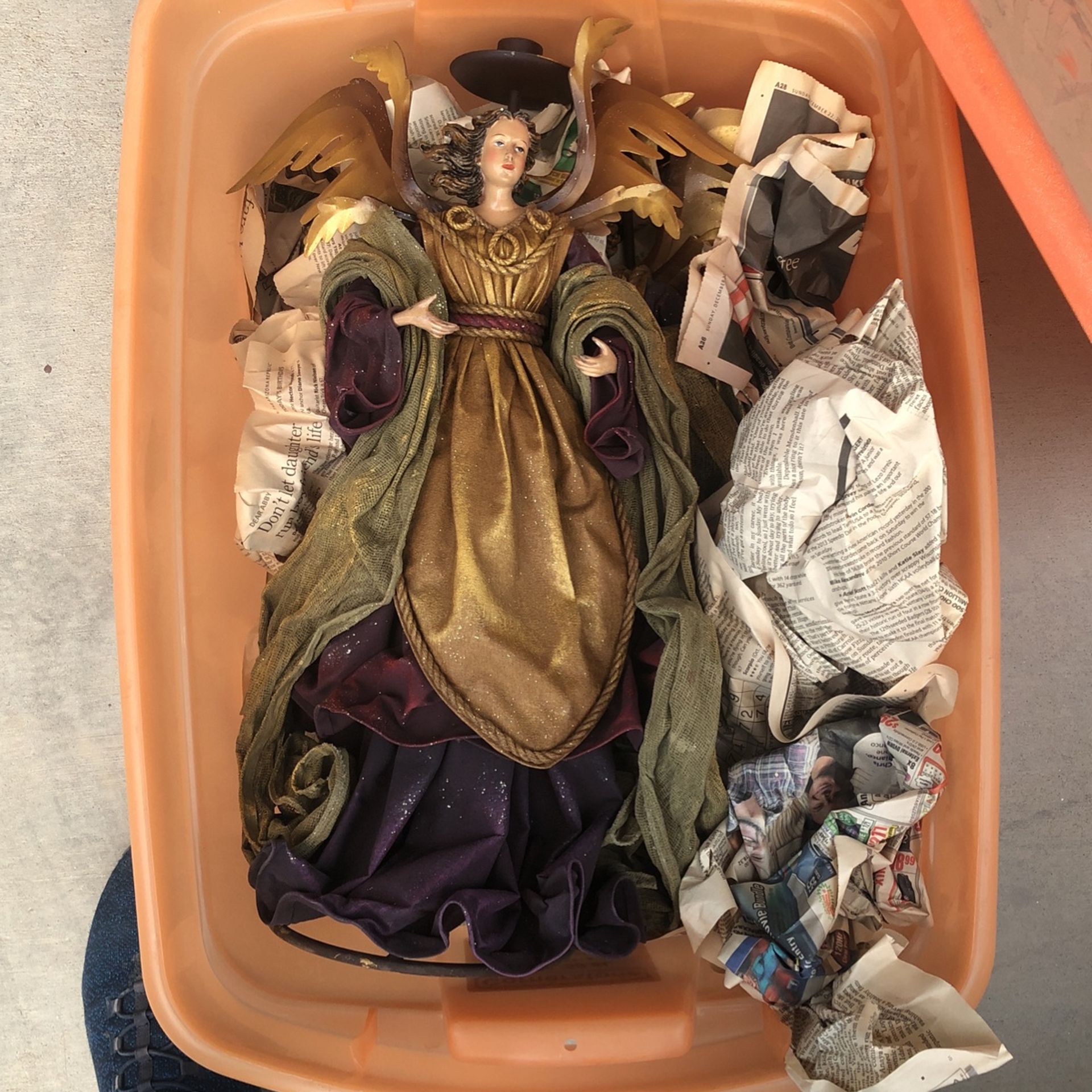 Christmas Angel Candle Holder