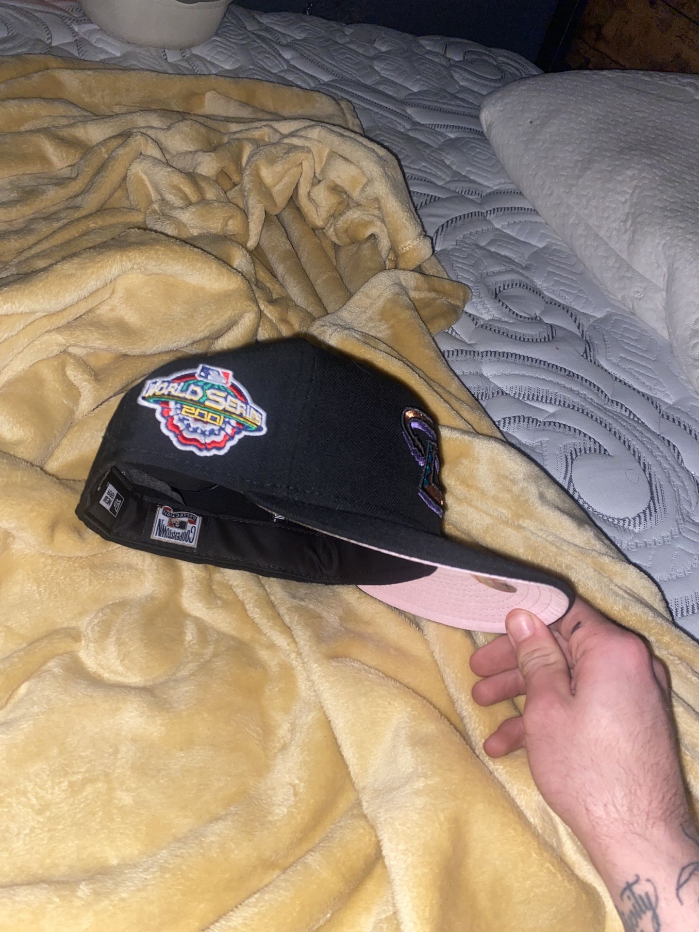 Diamond Backs Pink Under Brim Hat