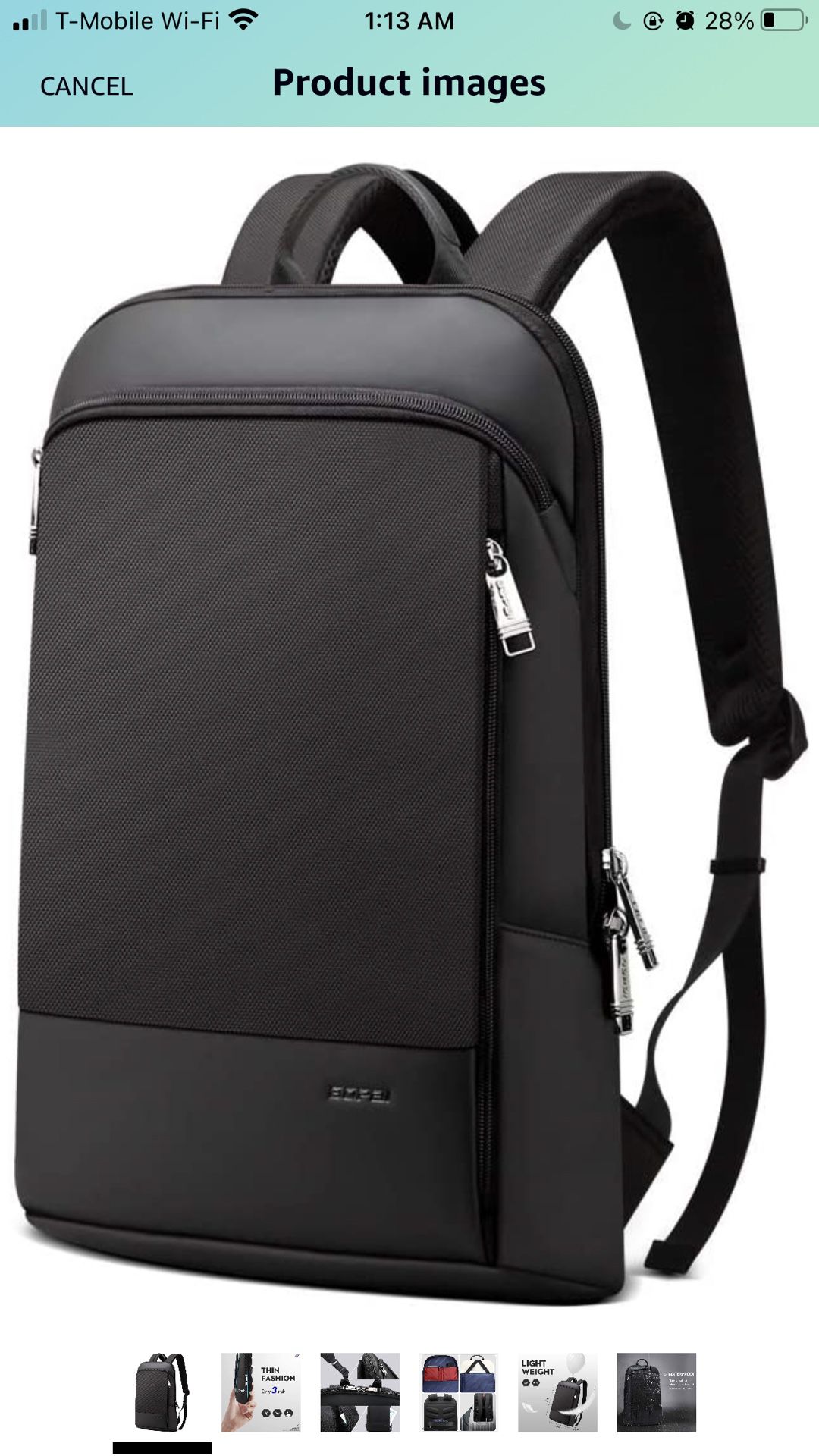 15 inch Super Slim Laptop Backpack