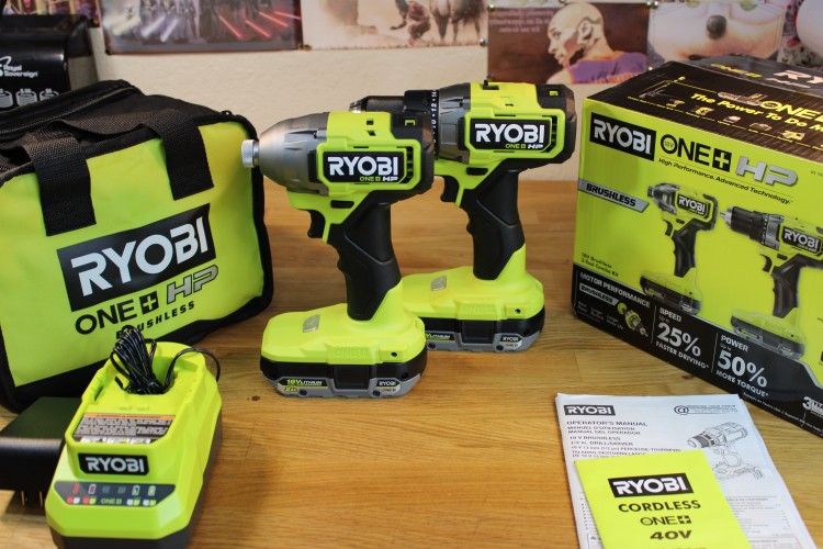 2 in 1 RYOBi 18V Drill/Driver Impact Kit
