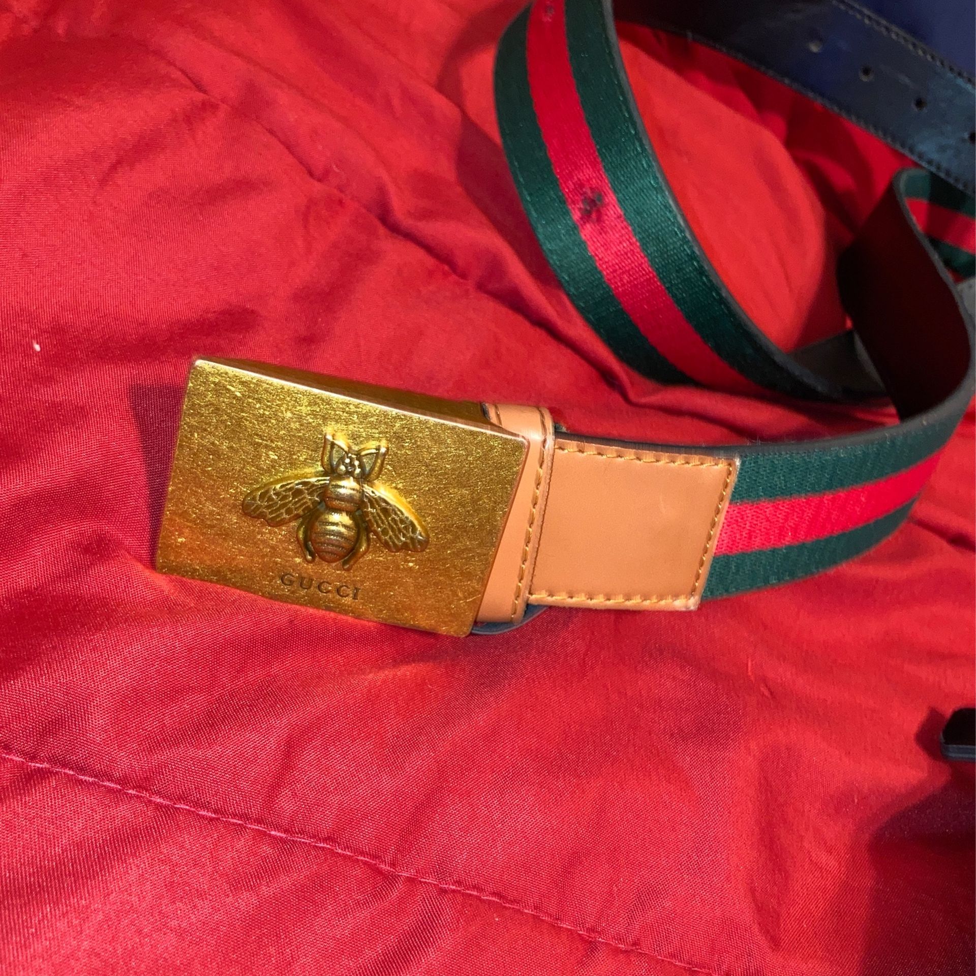 Gucci Belt And Versace Tote Bag