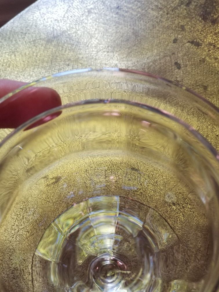 12 vintage crystal icers or glasses-cups-goblets