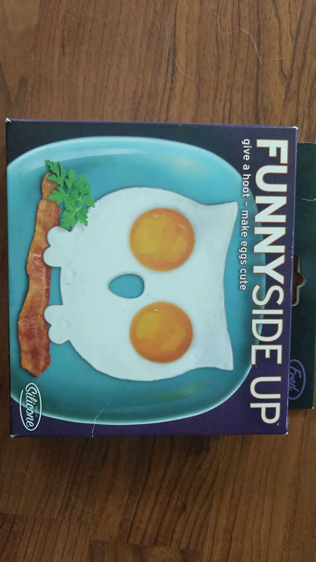 Fun silicone egg frame - Owl