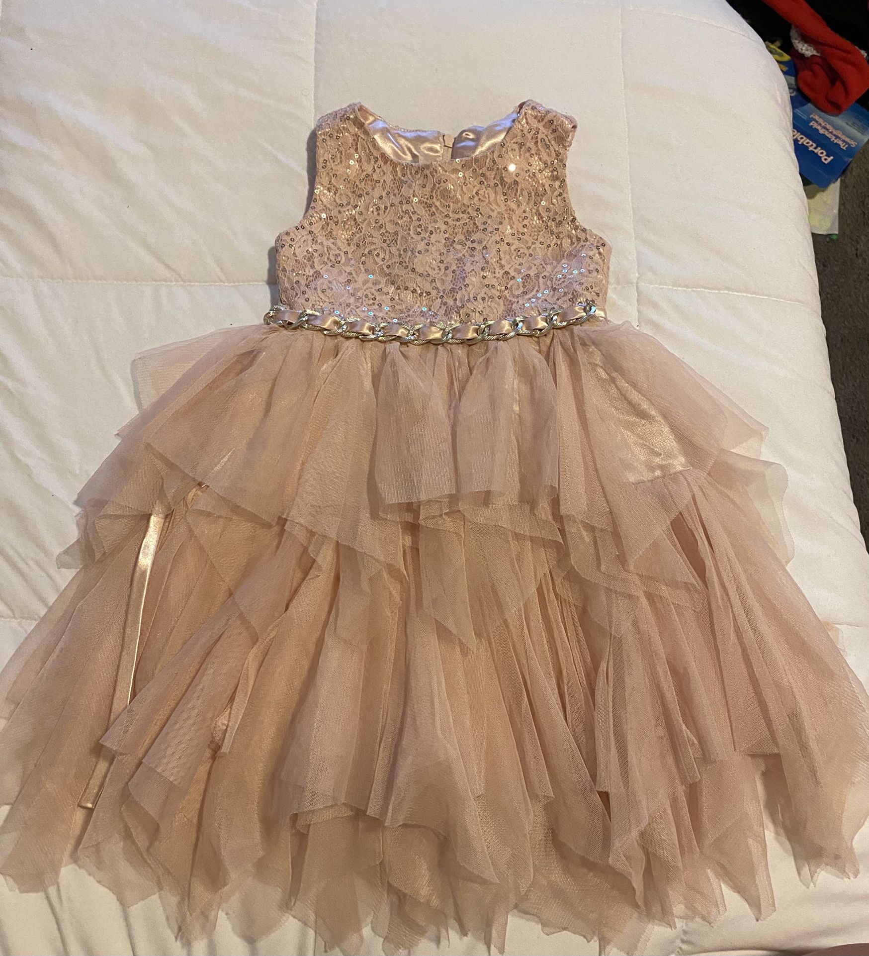 Toddler Girl Blush Pink Dress Size 2T