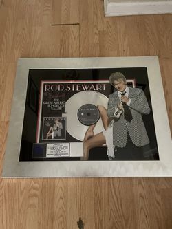 Rod Stewart RIAA award Platinum Record  Thumbnail