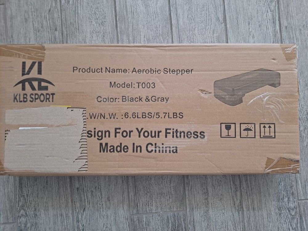 Aerobic Adjustable Height Exercise Stepper Platform New