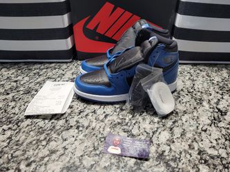 Nike Air Jordan 1 Marina Blue Multiple GS Sizes With Proof Of Purchase  Thumbnail