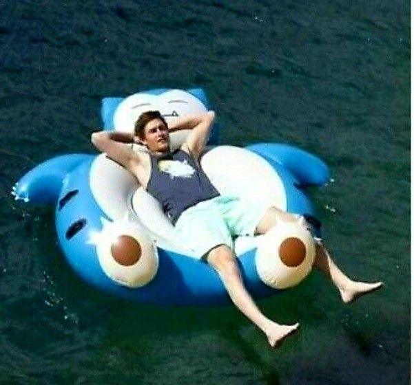 New In Box Snorlax Pool Float