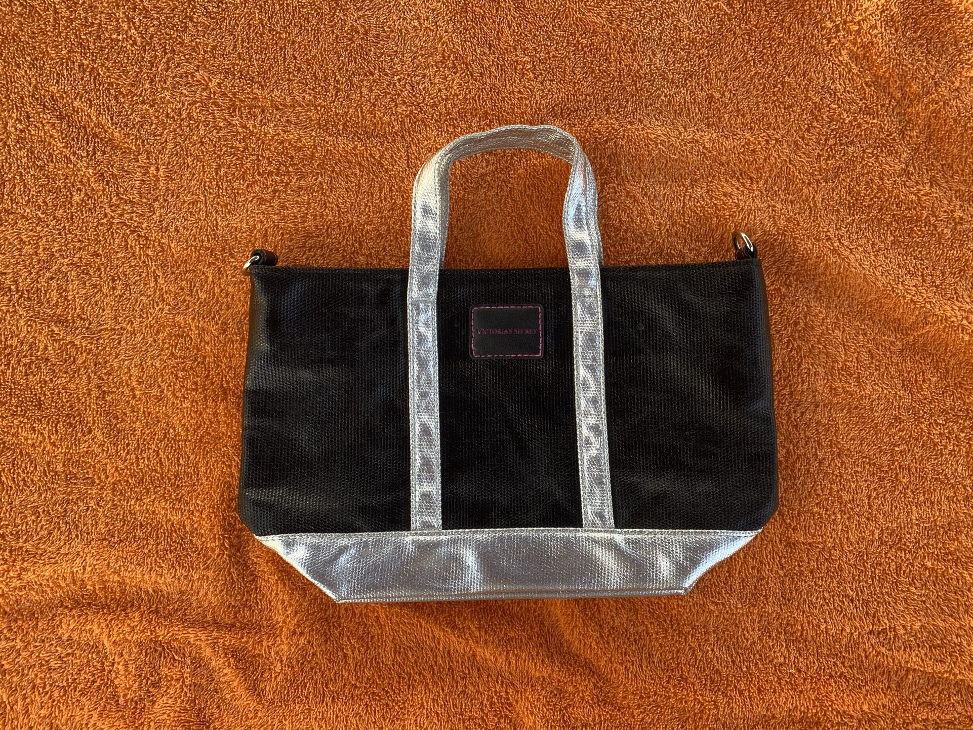 Victoria’s Secret Black Gray Womens Small Clutch Bag