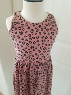 Girls H&M Leopard Dress Thumbnail