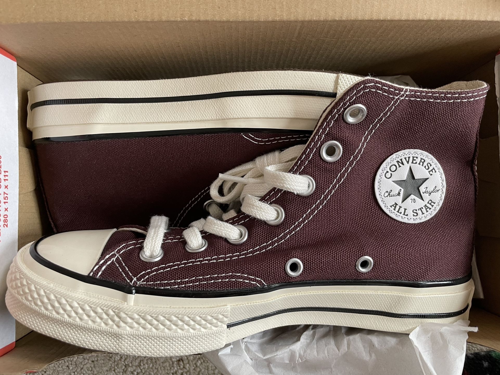 Brand New Costume Vintage Brown Converse