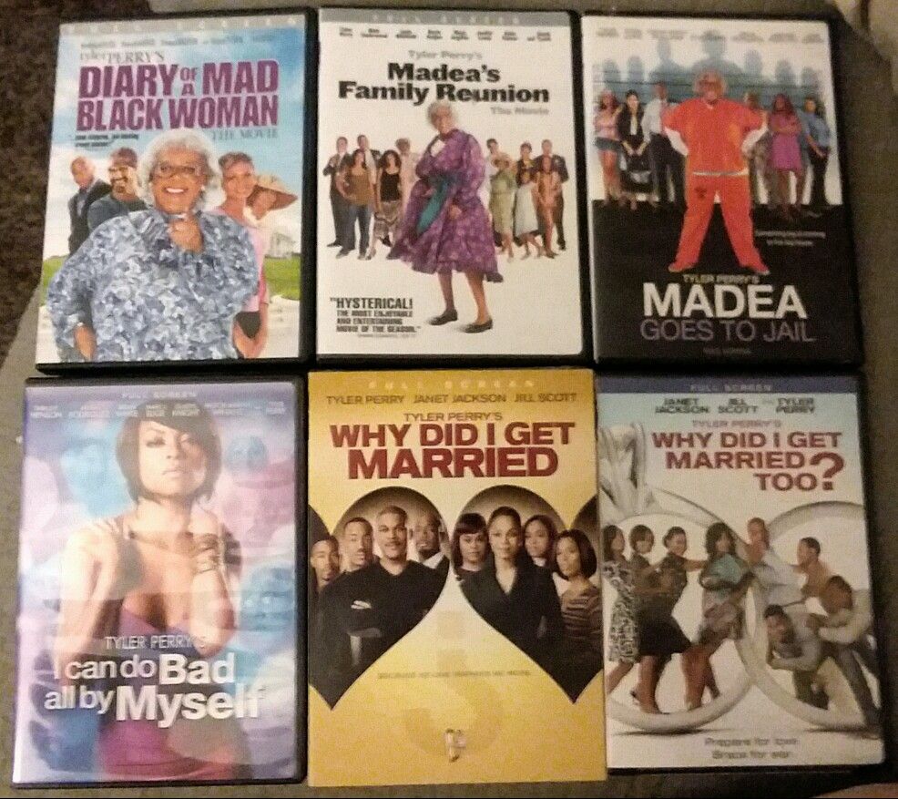 Tyler Perry / Madea Bundle 11 Full Screen DVDs for Sale in Renton, WA