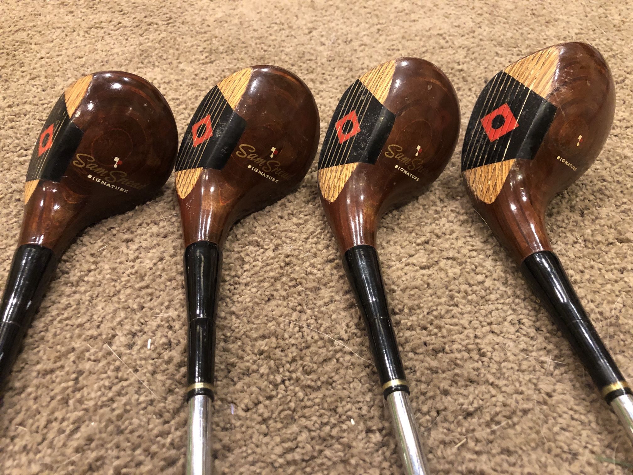 Sam Snead Signature Woods Strata-Bloc 4300 Driver 1,3,4,5 Irons Ram Power Zone Lite Wedge,3,4,7,8,9