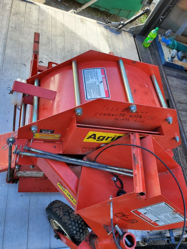 AgriMetal BW240 Front Mount Leaf Blower John Deere 1400 JD1400 for Sale