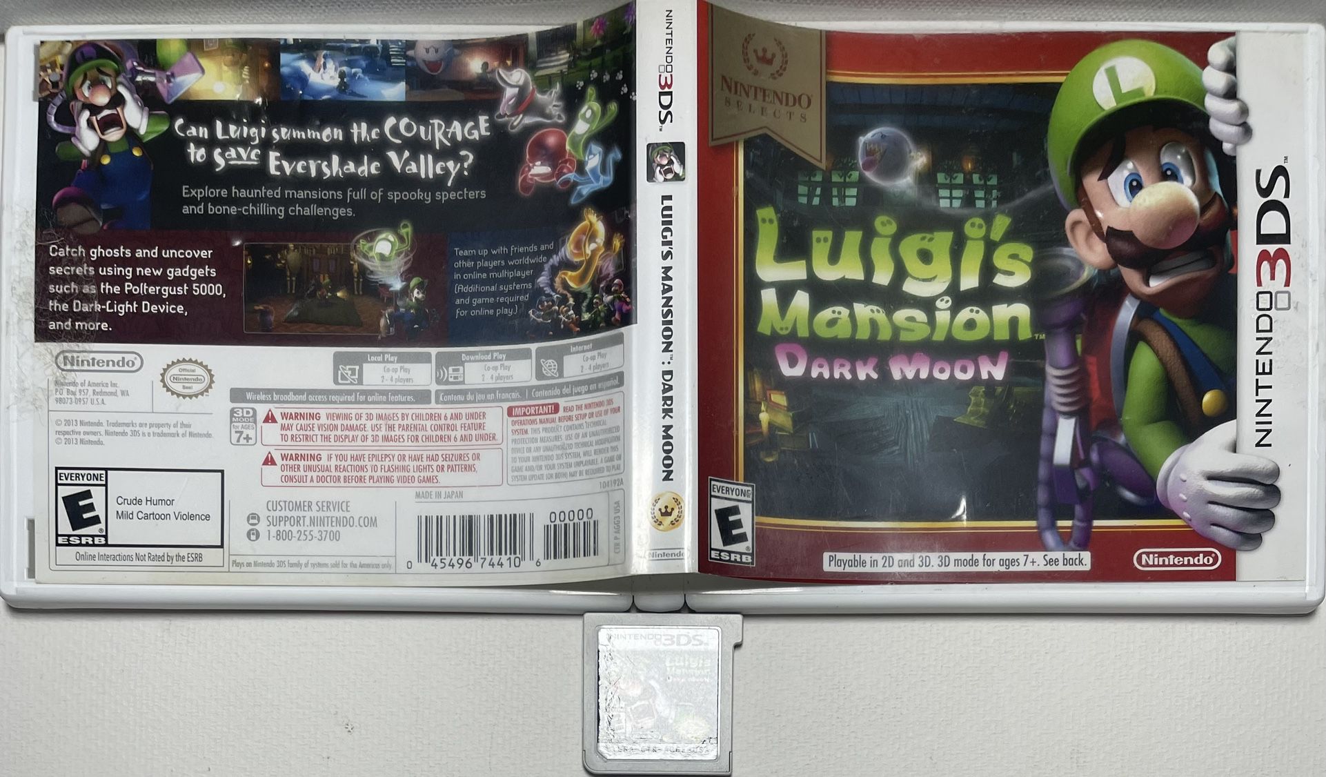 Luigi's Mansion Dark Moon Nintendo Selects