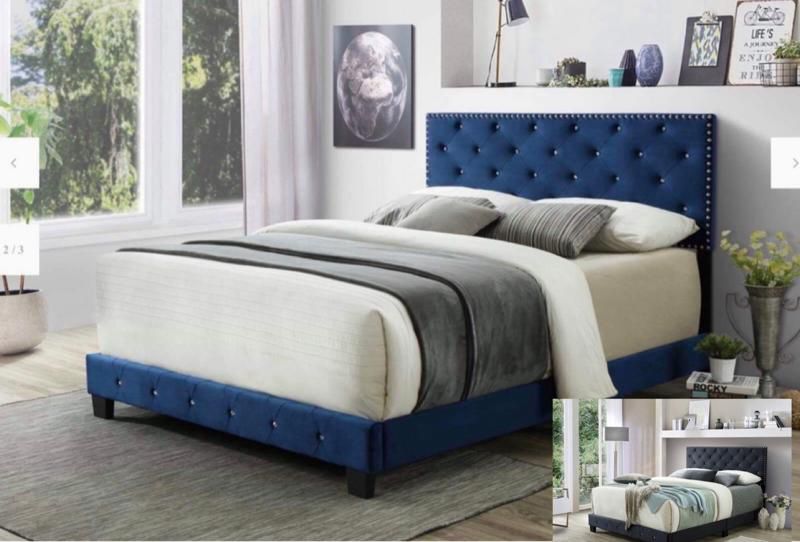 Queen bed With Mattress New ,, $39 down Payment Delivery Available 