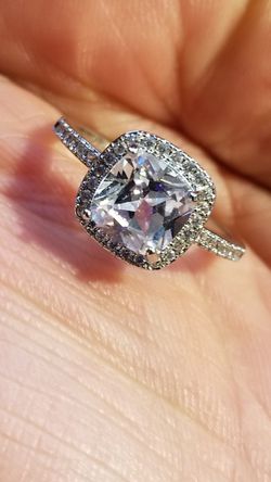 Gorgeous Women's Round Cut Wedding Engagement Promises Ring Size 9.0 Thumbnail