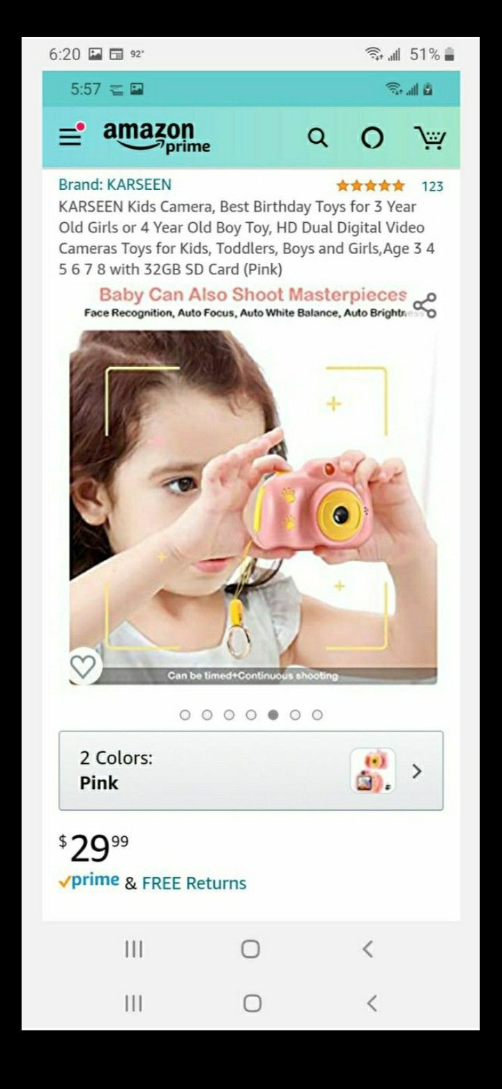 HD digital camera for kids.