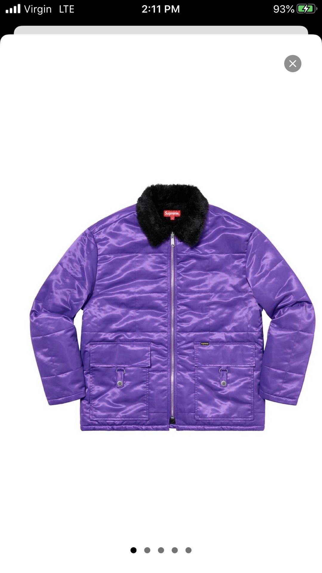 SUPREME CORDURA QUILTED JACKET